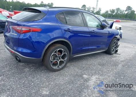 2022 Alfa Romeo Stelvio Ti Awd из США, поврежденный, VIN ZASPAKBN5N7D33705